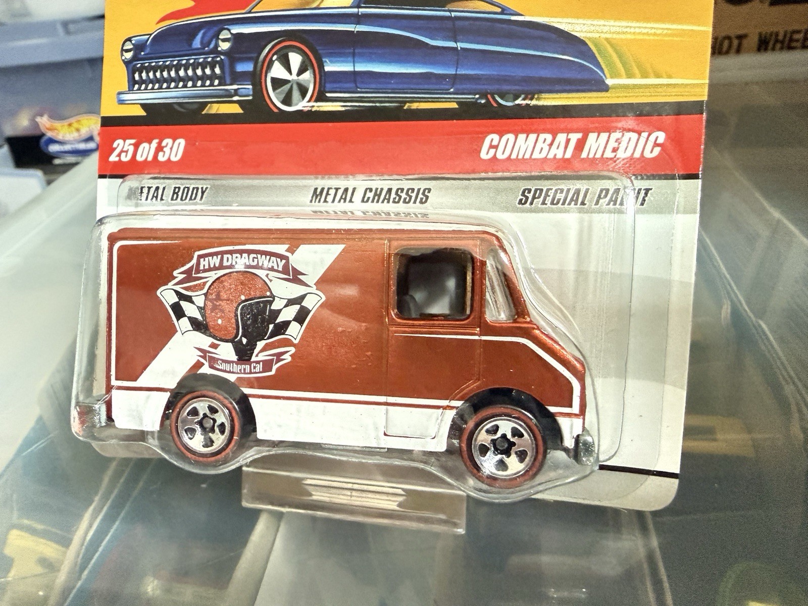Hot Wheels Classics Series 5 – Combat Medic, Orange, non mint card