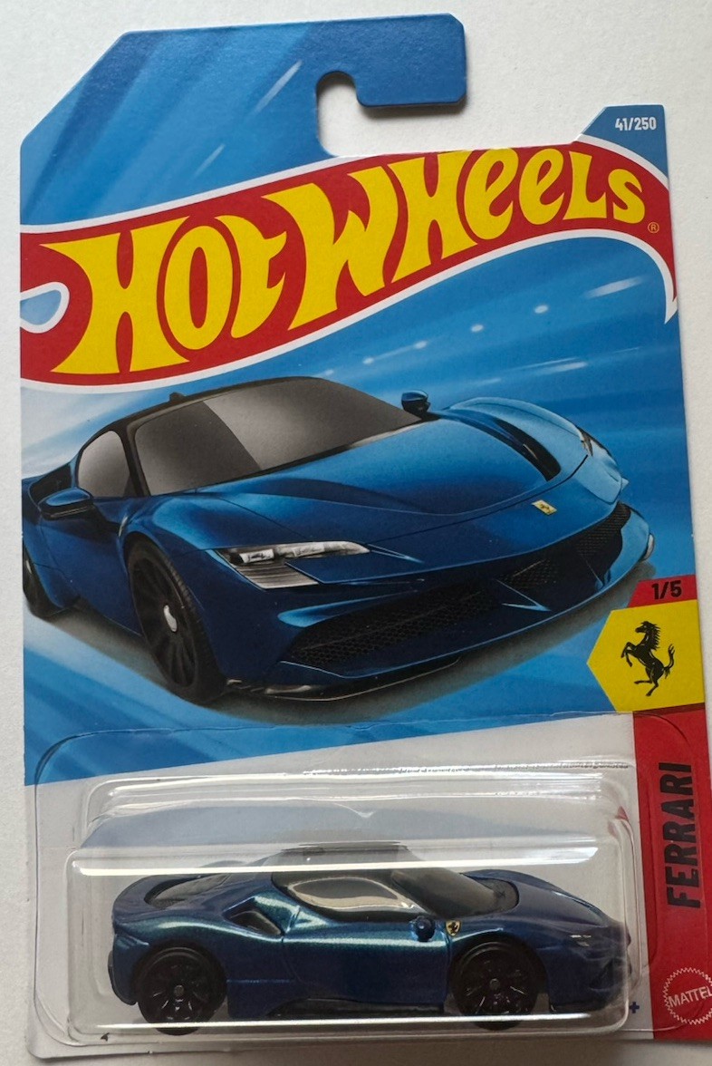 2026 Hot Wheels FERRARI 1/5 Ferrari SF90 Stradale 41/250 (Int. Card)