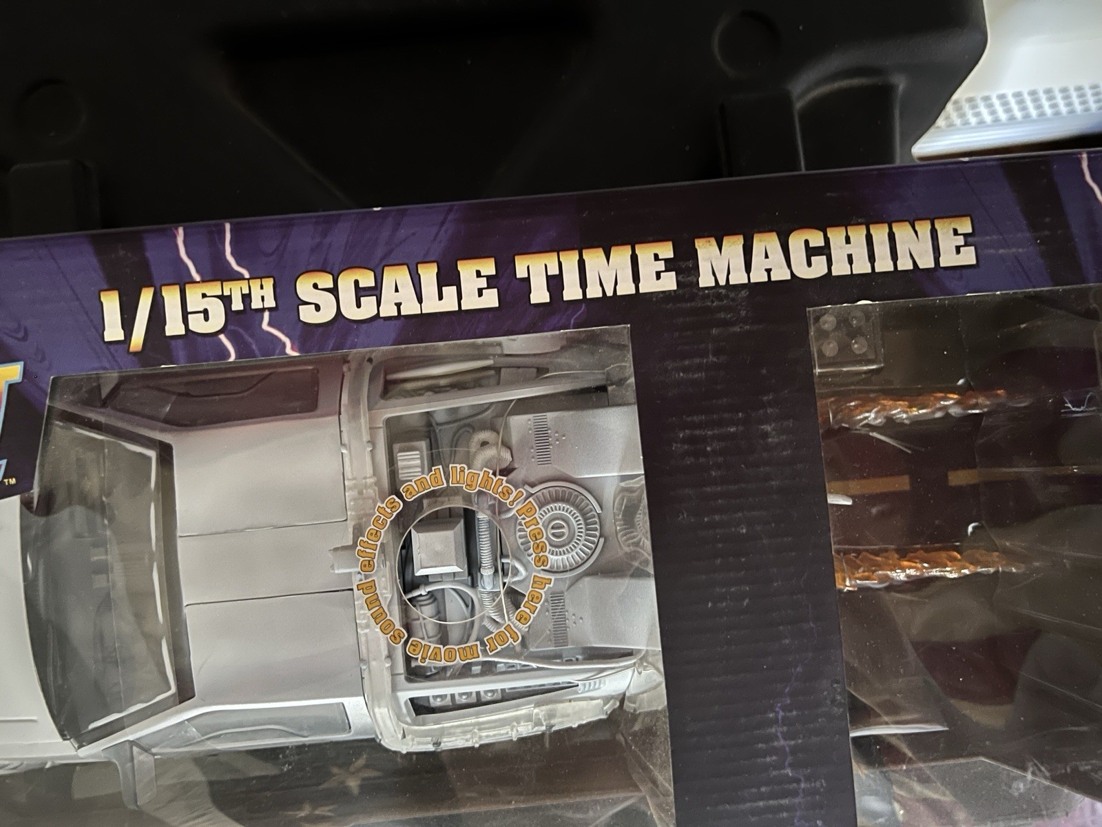 Back To The Future 2 1/15th Scale DeLorean Time Machine w/ Lights & Sounds
