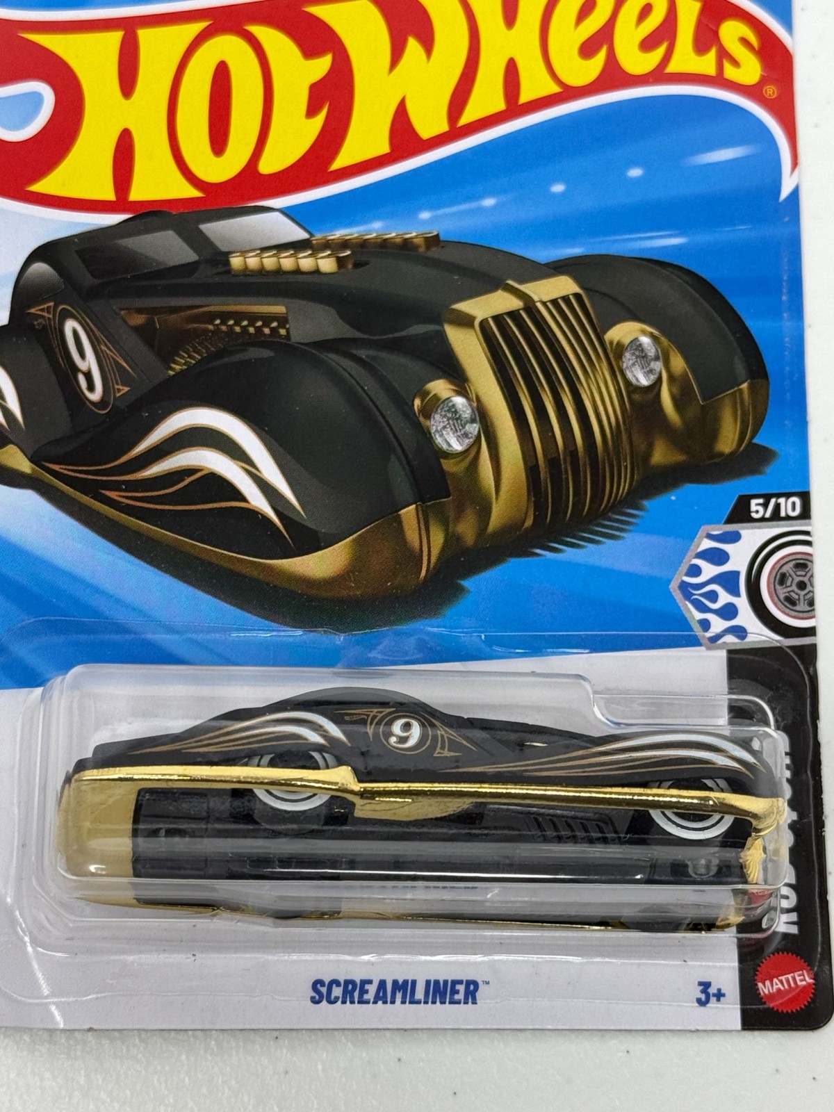2026 Hot Wheels Screamliner Rod Squad 5/10 141/250 Black Gold 1:64 NOC