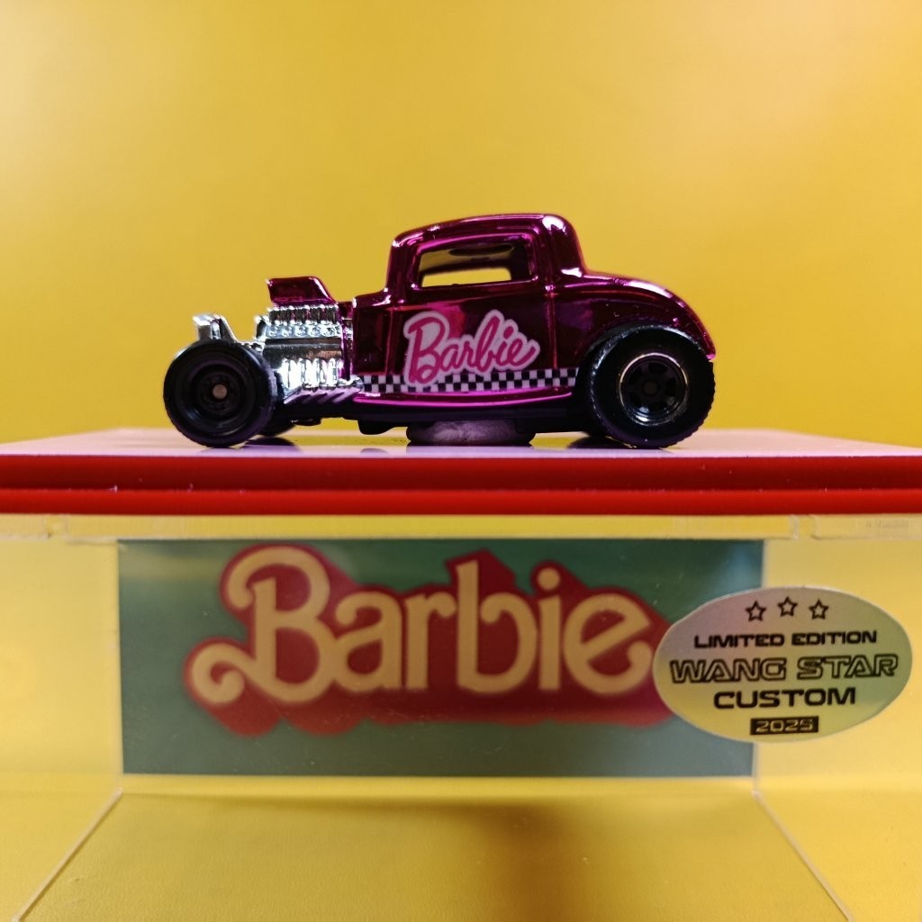 Hot Wheels ’32 FORD METAL/METAL Pink CHROME BARBIE (WANGSTAR CUSTOM) REAL RIDERS