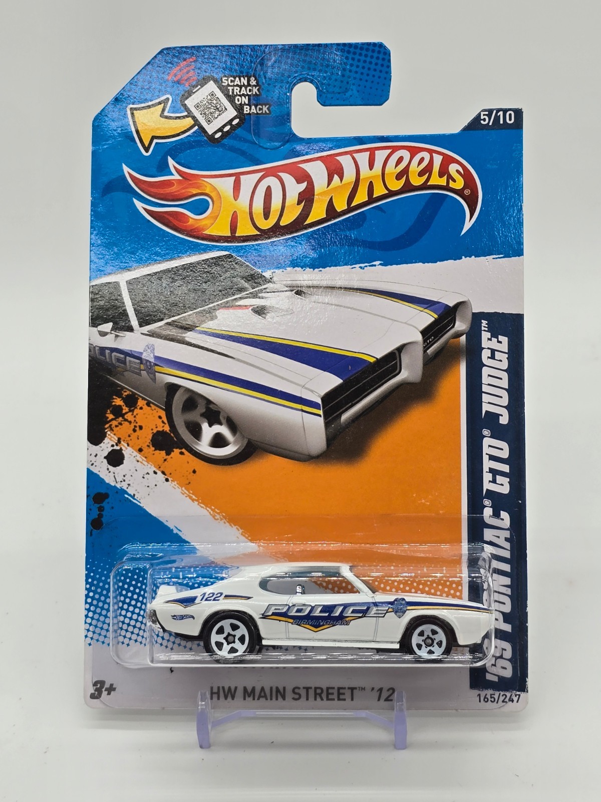 Hot Wheels – HW Main Street ’12 – ‘6 Pontiac GTO Judge – Birmingham Police