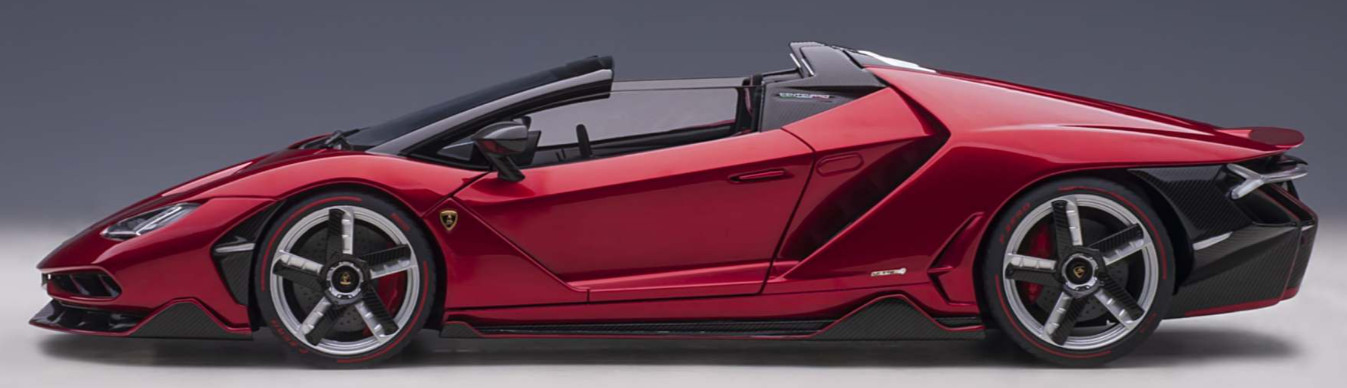 Lamborghini 1:18 Race Car 12 Classic Custom Concept Promo 24 Carousel Red