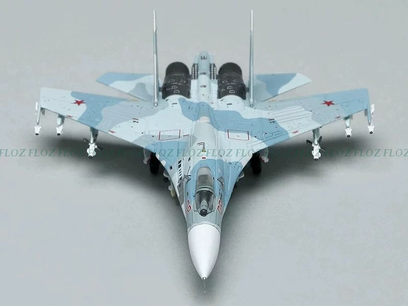 SQ Wings Baltic Fleet Naval Aviation Su-27P RF-33753 1:200 Model 2022 Red 98