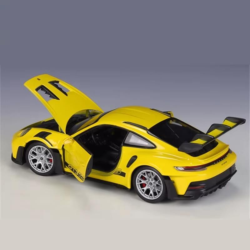 1:24 PORSCHE 911 GT3 RS Alloy Diecast Racing Car Model Sound/Light Toy Gift NEW