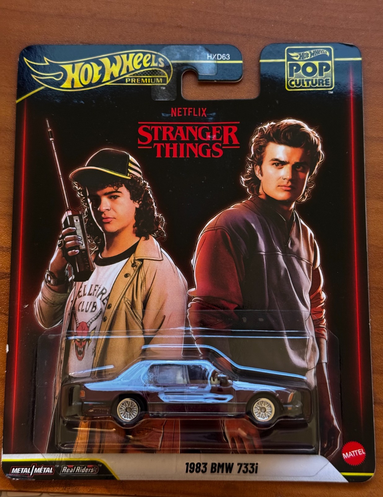 HOT WHEELS PREMIUM POP CULTURE 2025 NETFLIX STRANGER THINGS 1983 BMW 733i