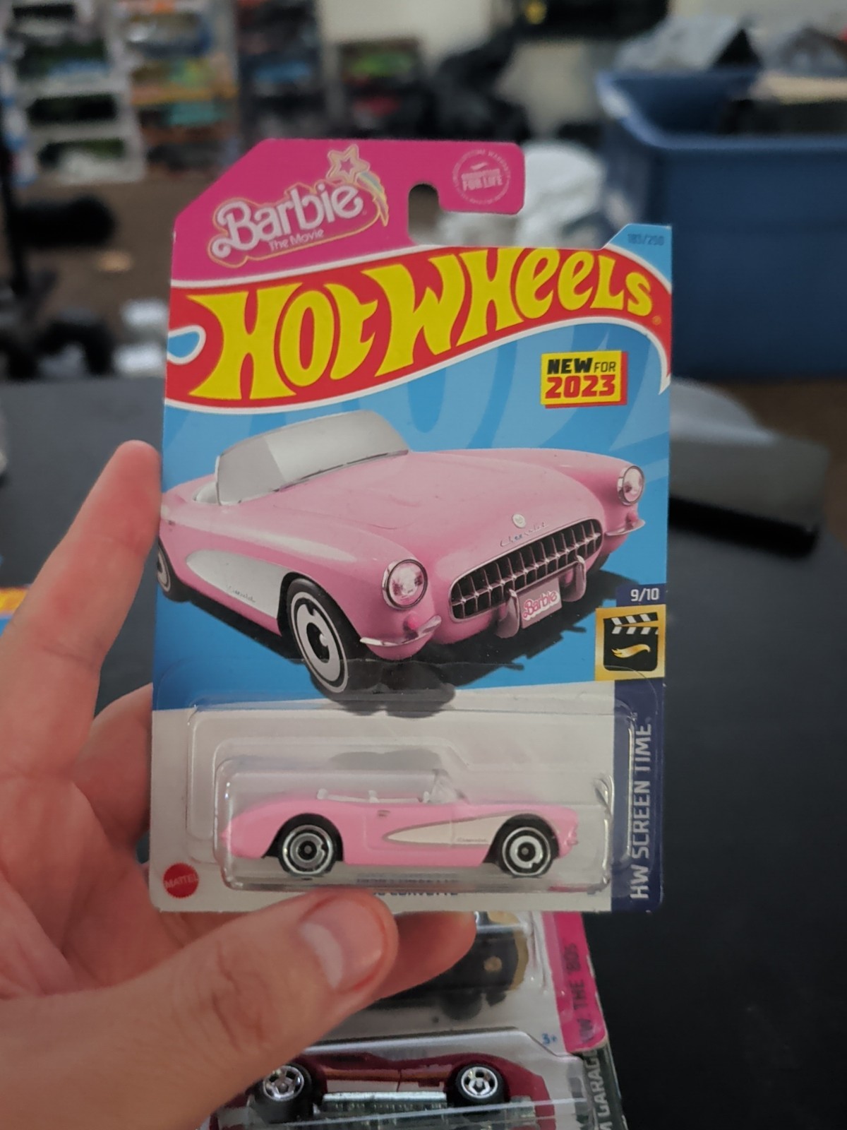 Hot Wheels Barbie The Movie 1:64 1956 Corvette Pink HW Screen Time Unopened