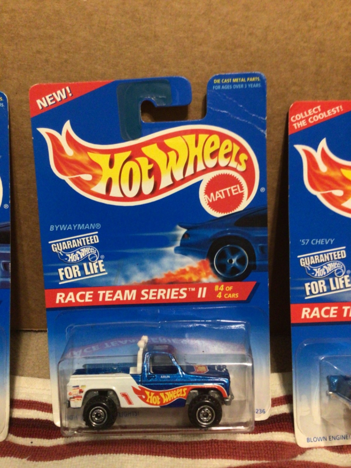 2026 Hot Wheels 1994,95,96,97, Race Team series complete sets of 4 see photos