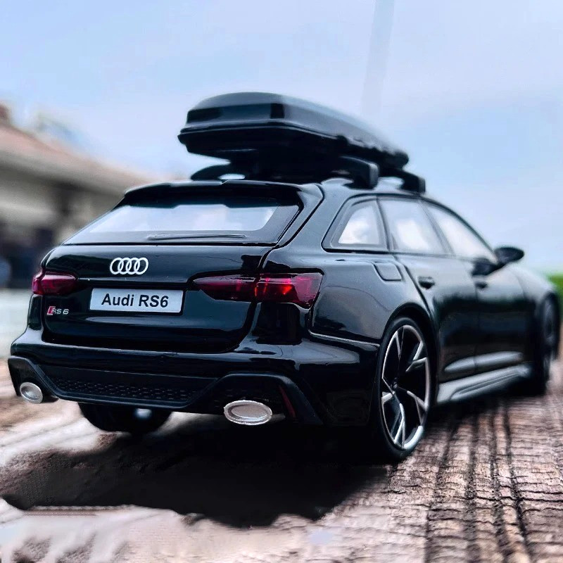 1:32 Diecast Model for Audi RS6 Avant Vehicle Car Toy Sound & Light Toy Gift NEW
