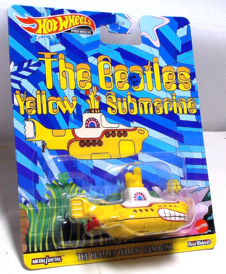 Hot Wheels Premium The Beatles Yellow Submarine 1:64 Diecast