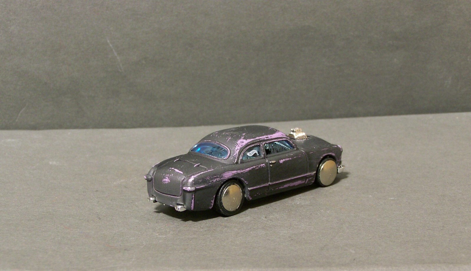 Custom HotWheels “RAT ROD” and package of “Movie Metal” CRY BABY depp