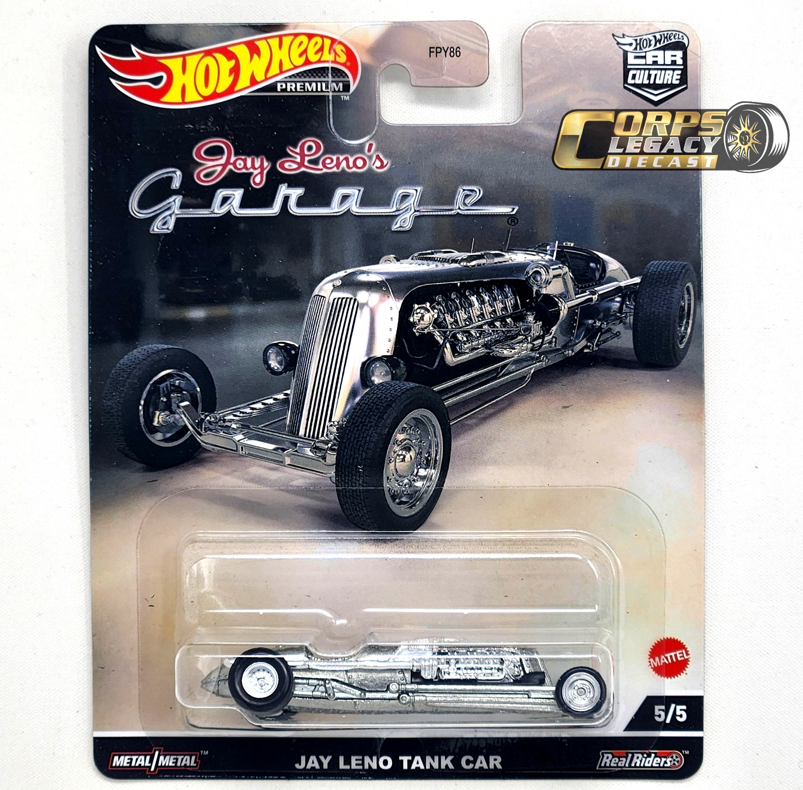 Hot Wheels Premium Jay Leno Tank Car 1:64 Car Culture 5/5