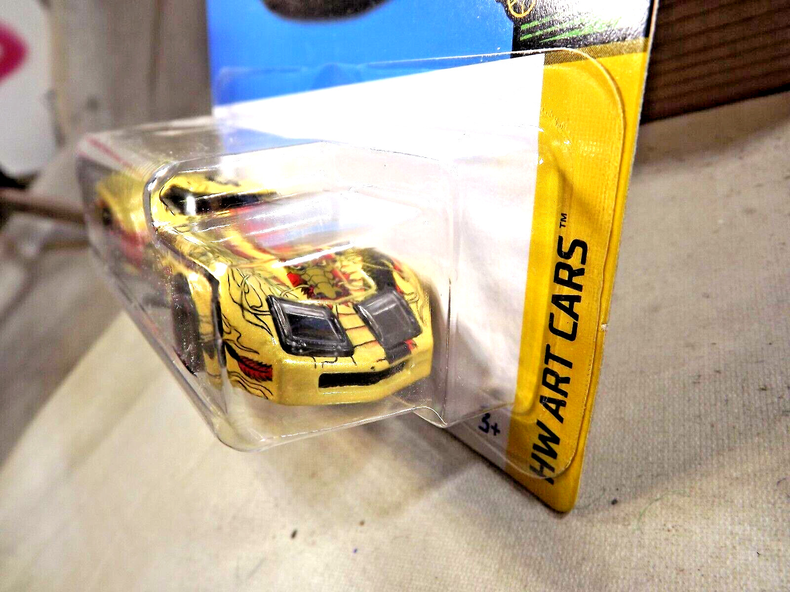 2023 Hot Wheels #65 HW Art Cars 7/10 ’76 GREENWOOD CORVETTE Yellow w/BlackMC5Sp