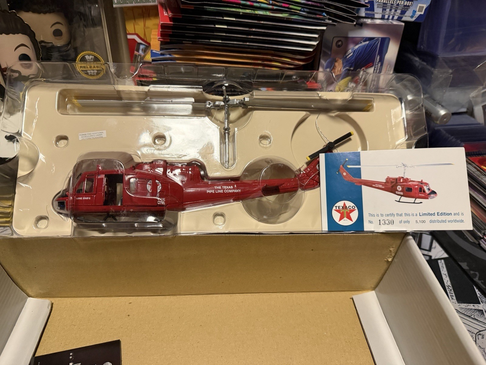 Corgi Huey Iroquois Helicopter Texas Pipeline Texaco 1:50 Limited Ed.
