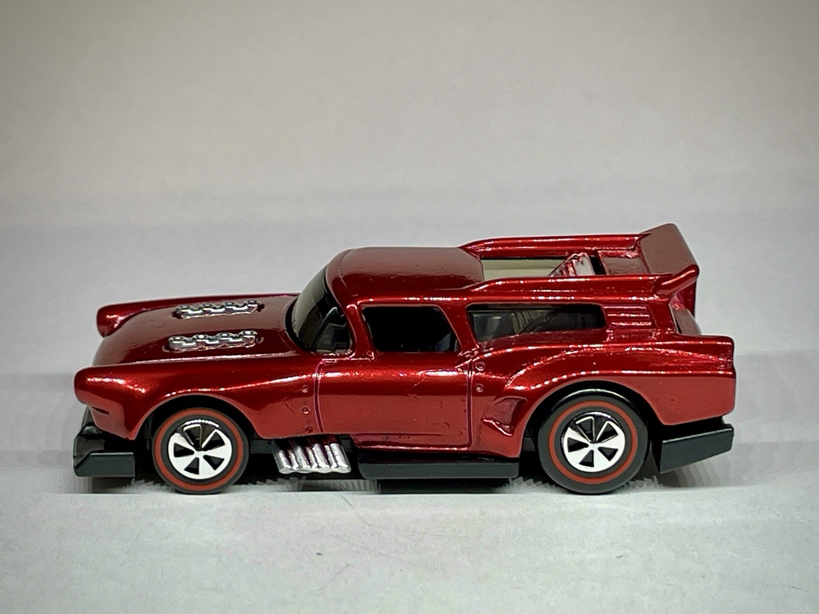 Only 1 🤩 Hot Wheels Custom Made Redline 🍭 Apple 🍎 Red Spectraflame Diecast