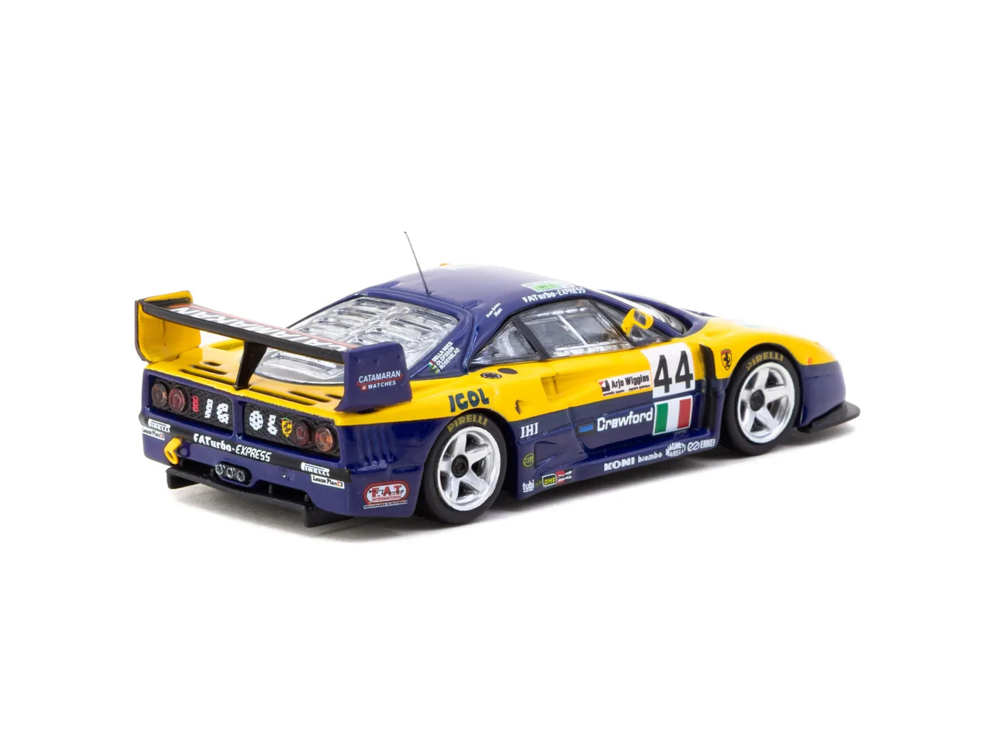 Tarmac Works 1:64 Ferrari F40 GTE 24h of Le Mans 1996 #44 T64-088-96LM44