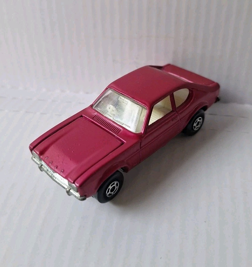 Matchbox Lesney Superfast MB54 Pink Magenta Ford Capri – 1970’s 1/64 Diecast