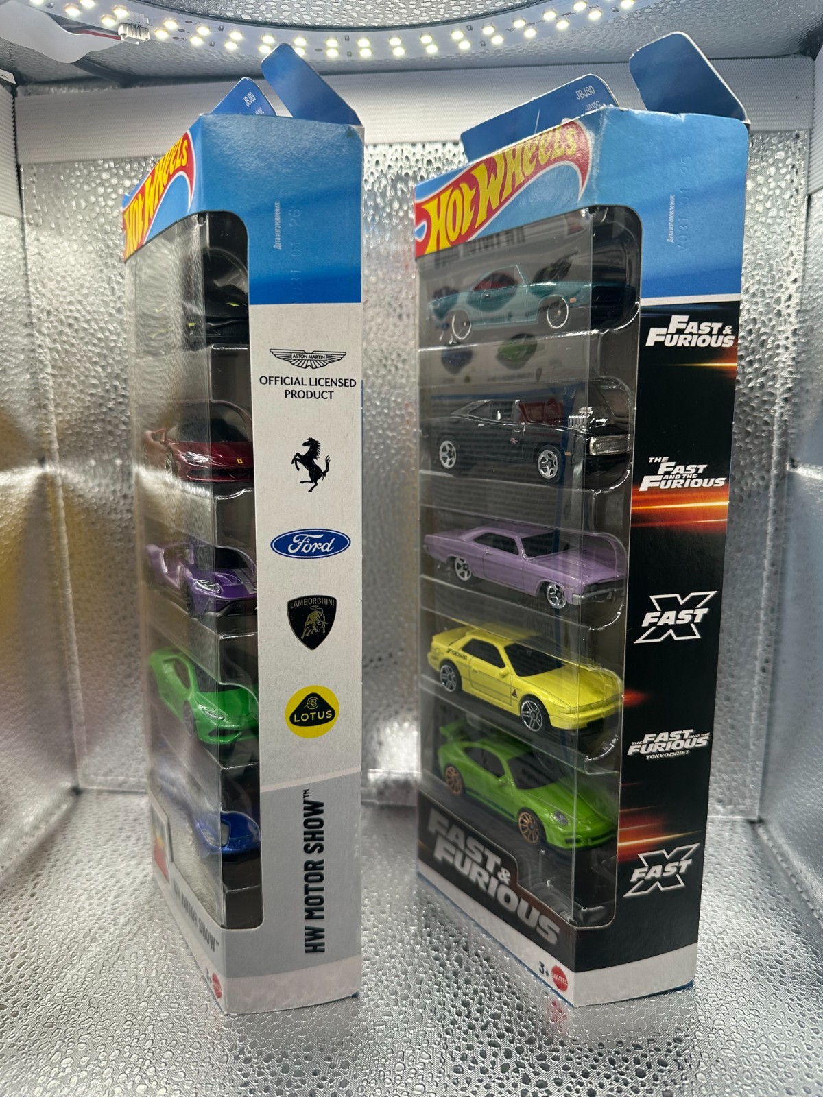 2025 Hot Wheels Fast And Furious 5 Pack & HW Motor Show Lot Of 2