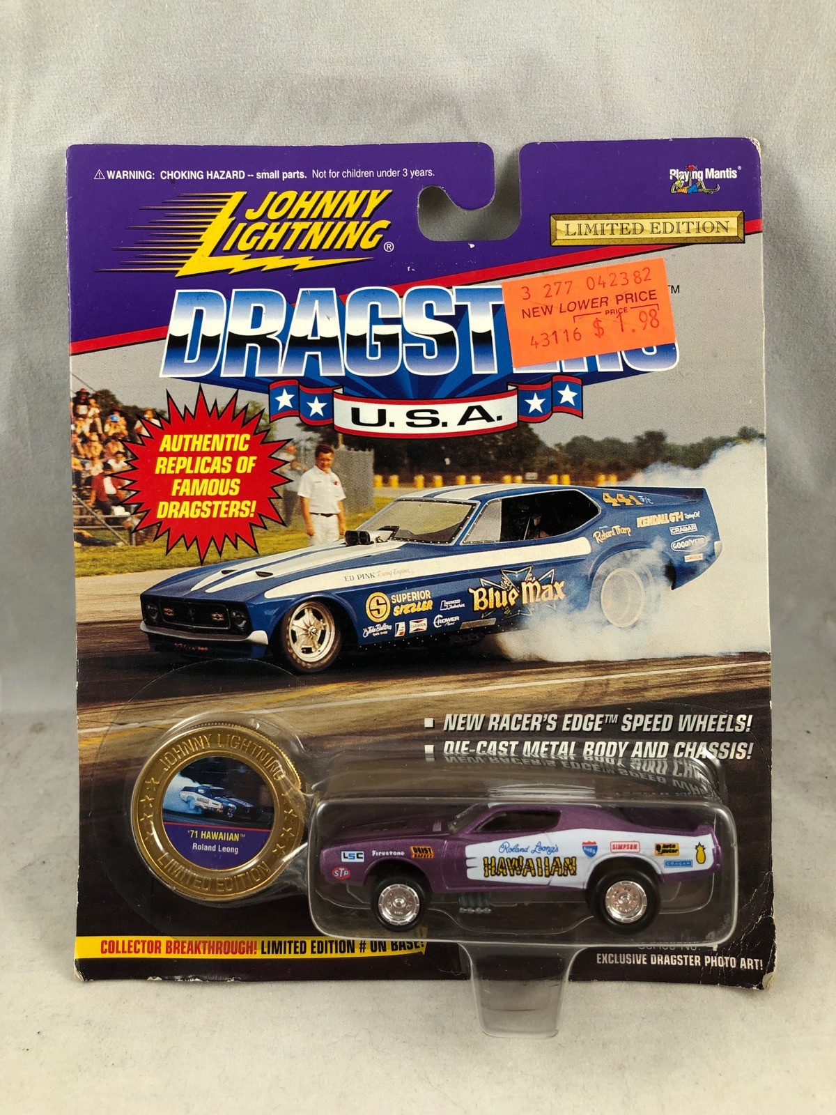 Johnny Lightning Dragsters U.S.A. ’71 Hawaiian Roland Leong Purple