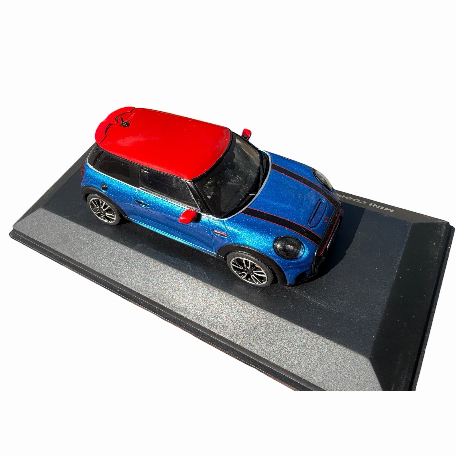 F56 MINI Cooper S John Cooper Works Blue Diecast car 1:43 Scale
