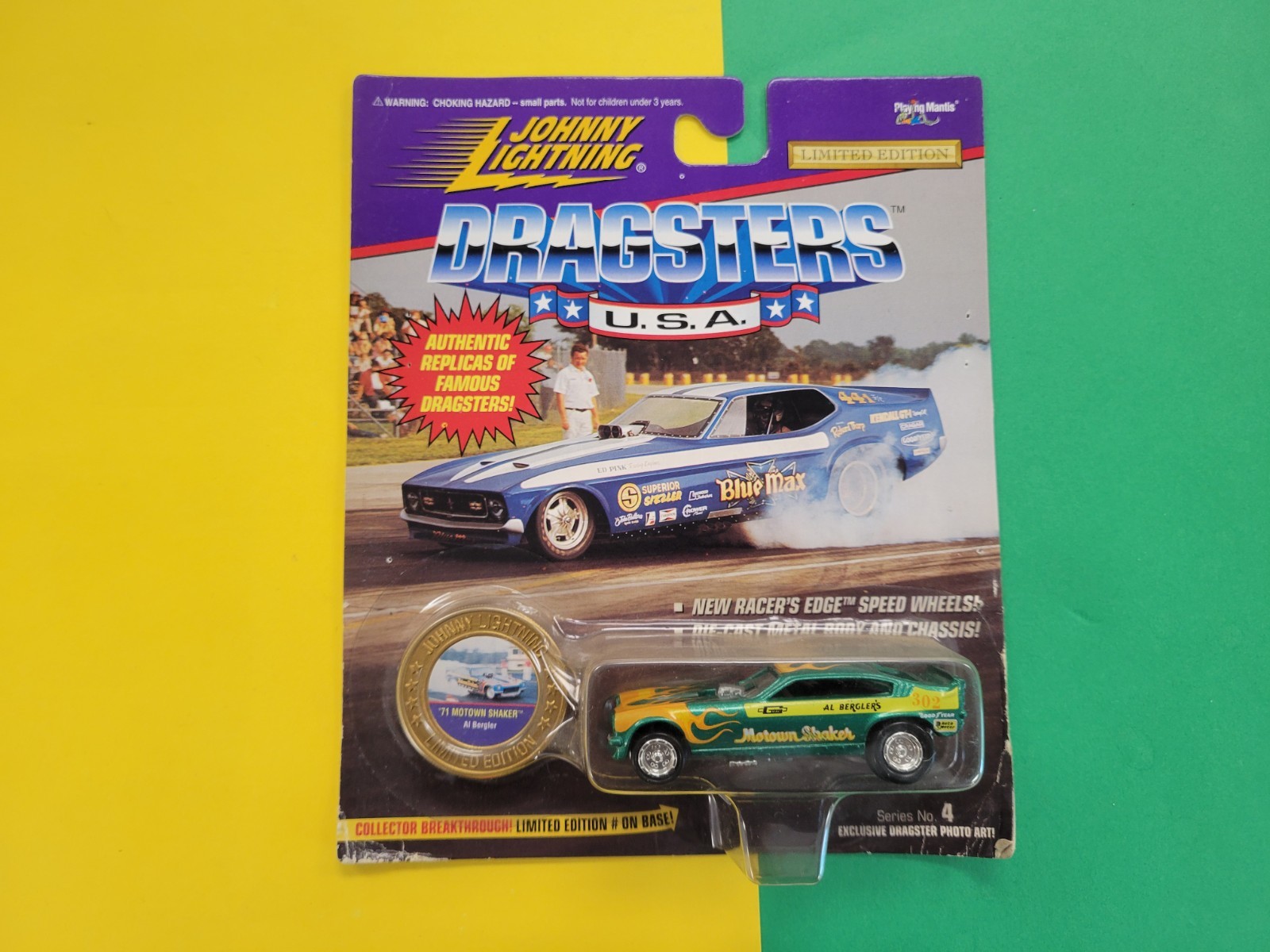Johnny Lightning Dragsters USA ’71 Motown Shaker Al Bergler 1995 Series 4