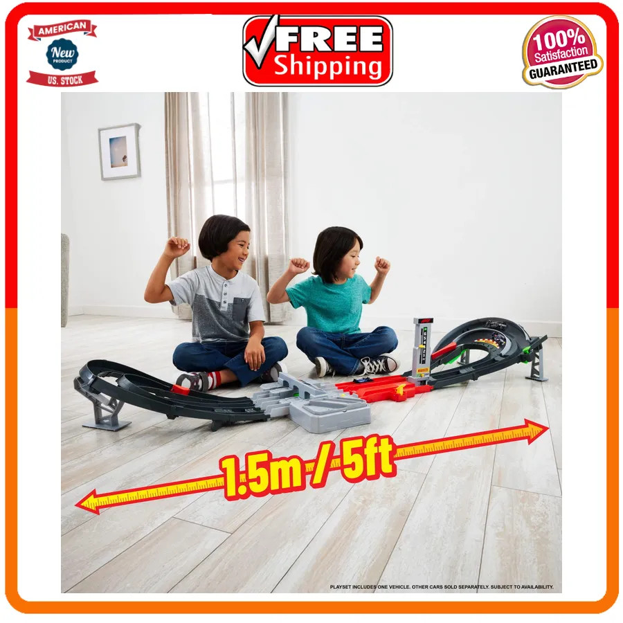 Hot Wheels Formula 1 Grand Prix Circuit Track Set with 3 Die Cast Cars 1:64