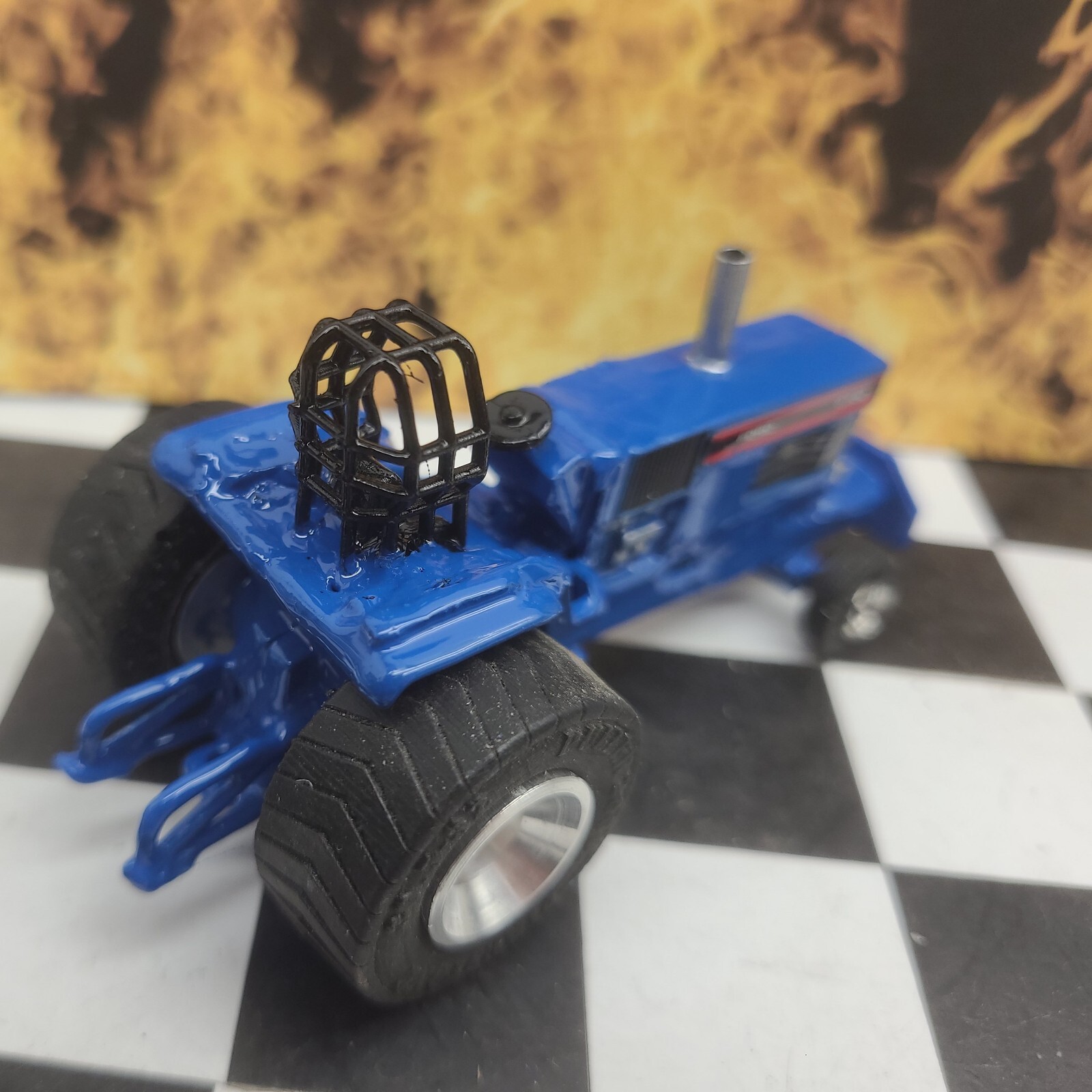 Custom Built FORD 8730 1:64 TRACTOR Pro Stock PULLER HOT ROD PULLING pull ERTL