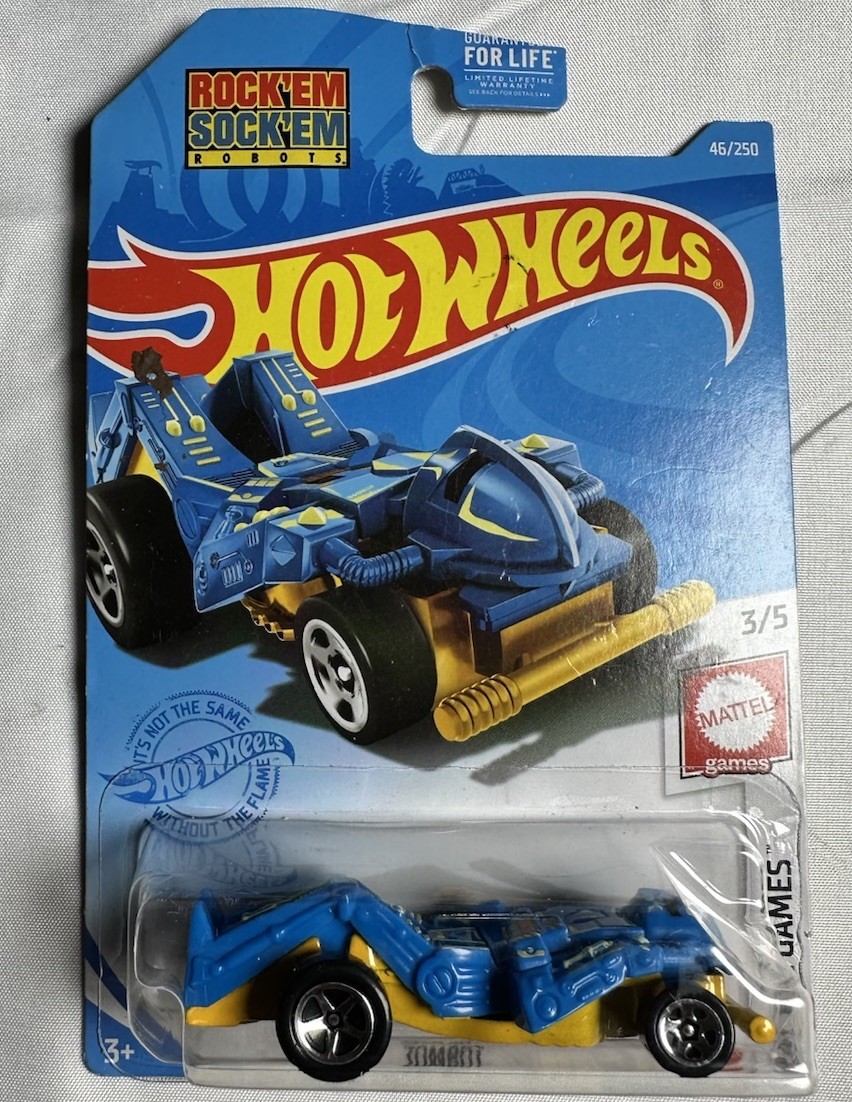 Hot Wheels 2020 Zombot Mattel Games Blue Robot