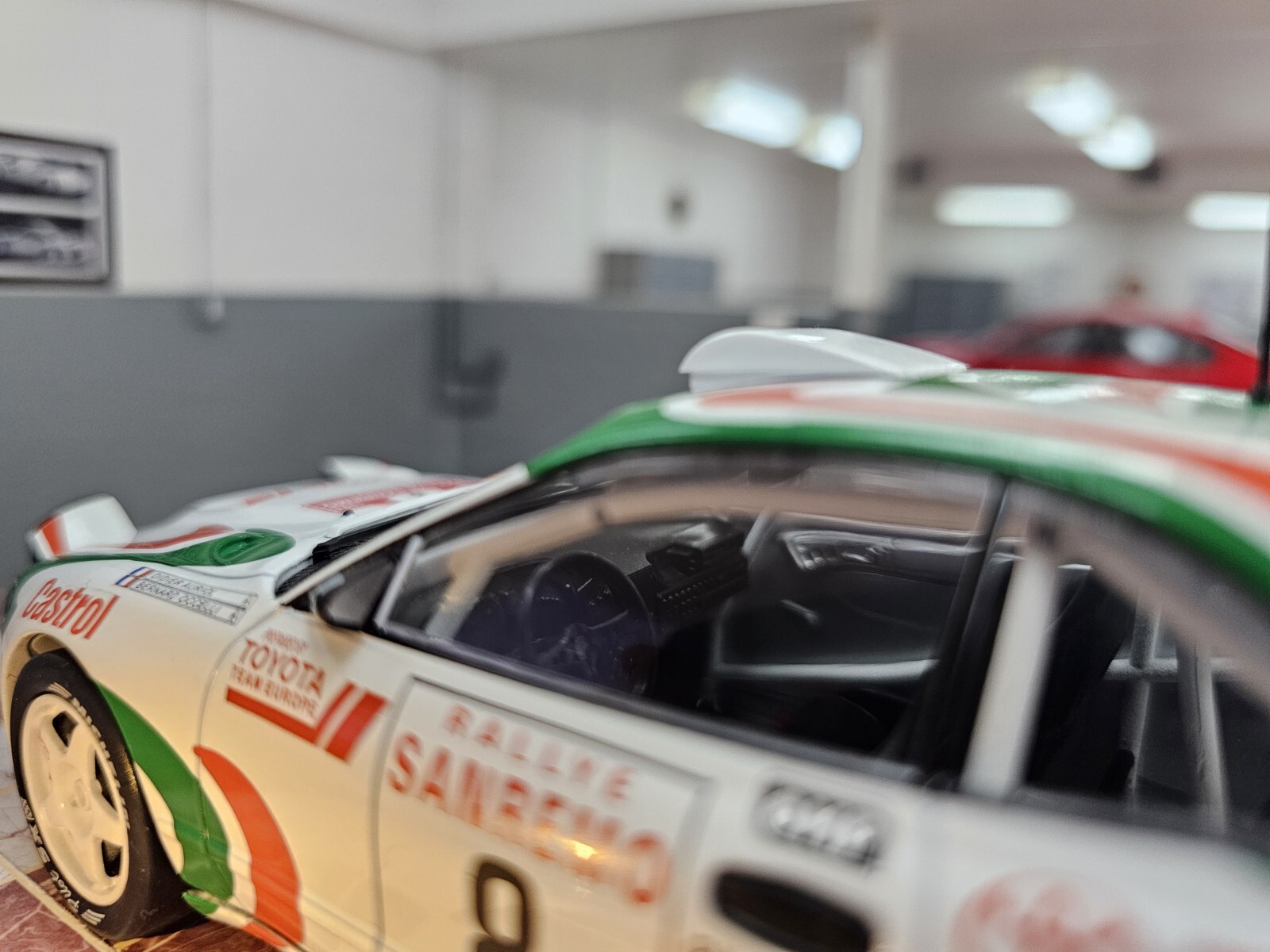 SPB 1/24 SCALE 1994 TOYOTA CELICA TURBO ST 185 AURIOL SANREMO DIECAST MODEL CAR