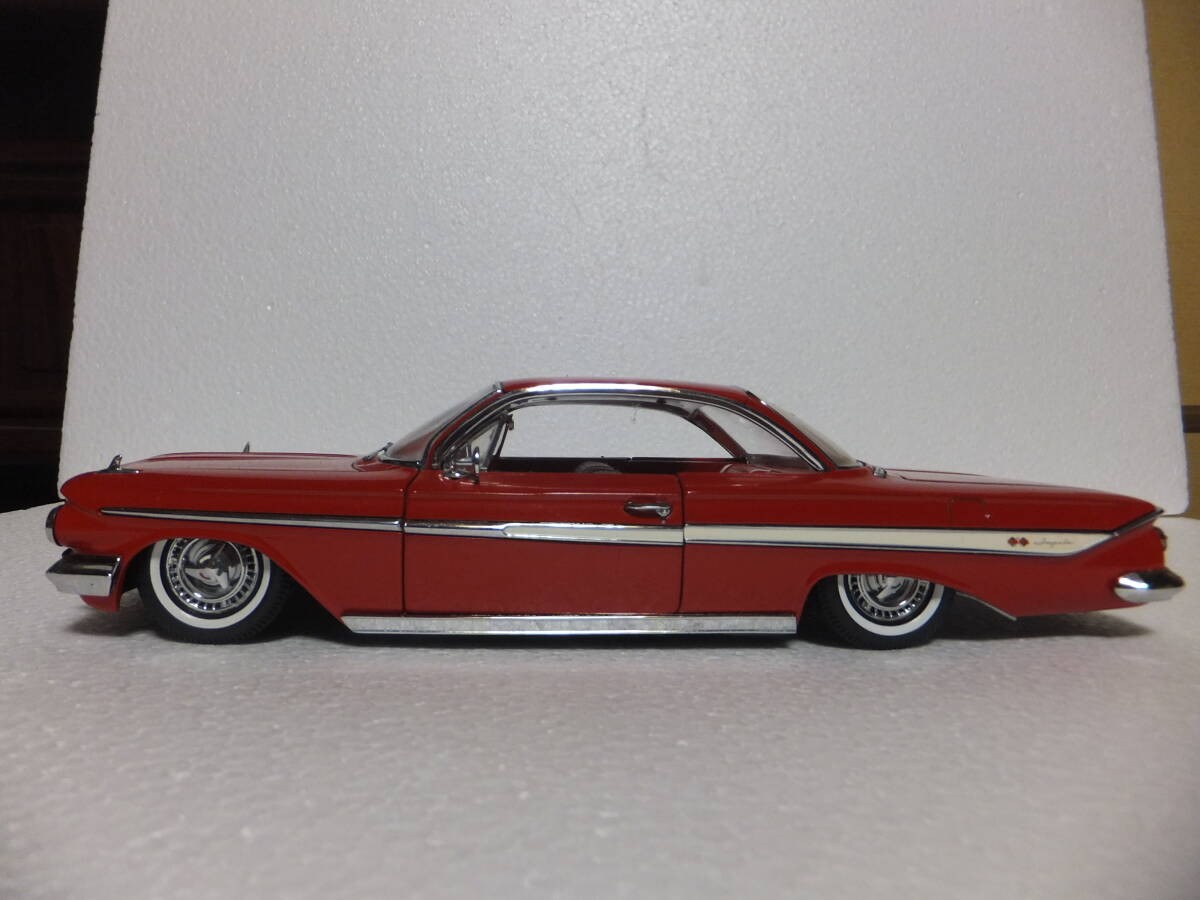 1 18 Sunstar Chevrolet Impala 1961 Custom Red No Box Excellent Condition