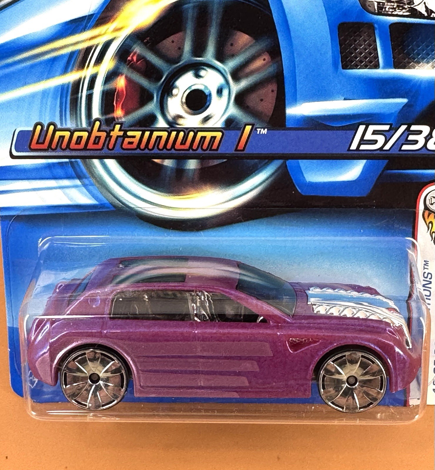 Hot Wheels 2006 First Editions UNOBTAINIUM 1 (LOTof2 variations) w/bl hubs 15/38