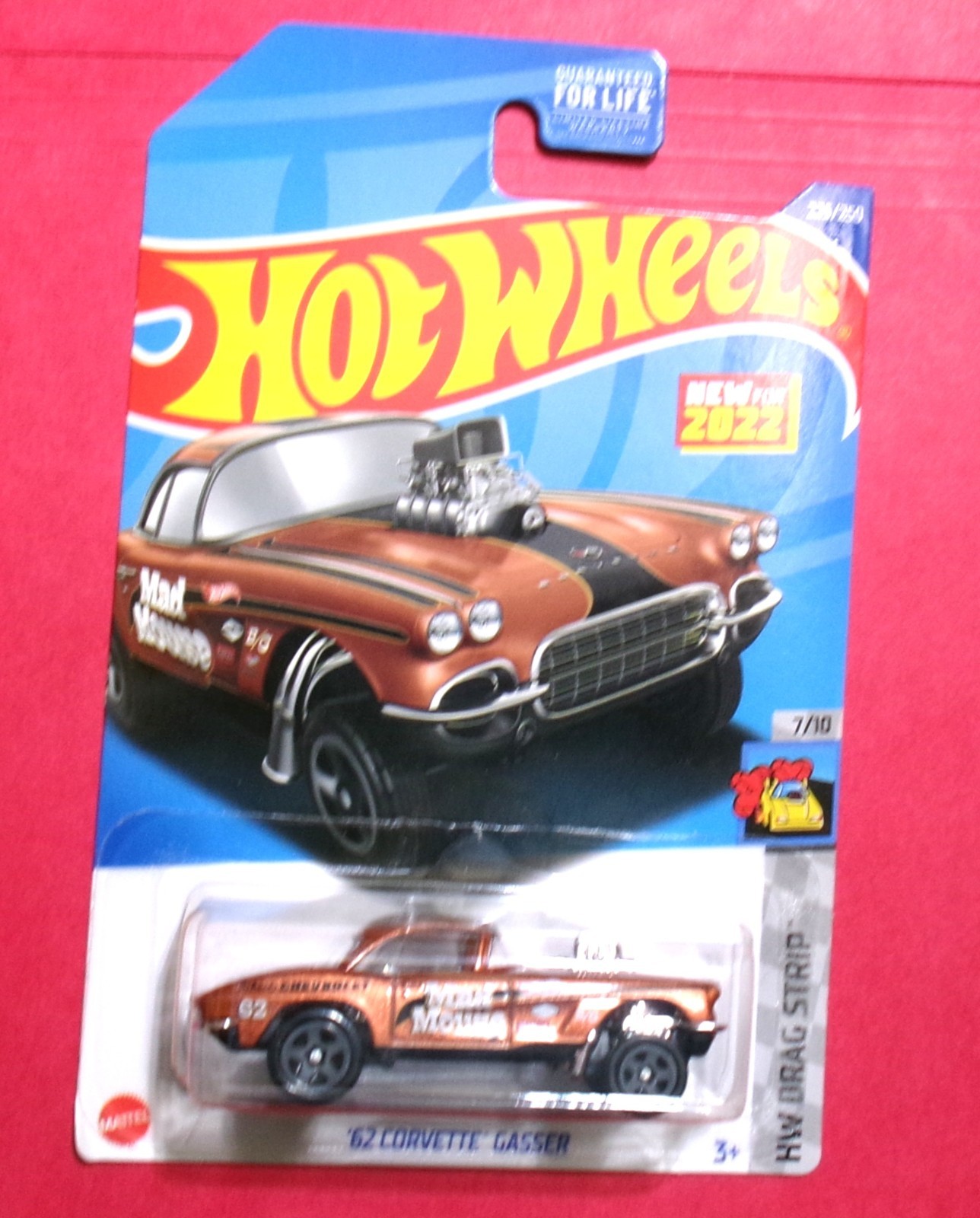 HOT WHEELS LOT OF 6 NHRA DRAG RACING GASSER RACE CARS MINT ON CARDS