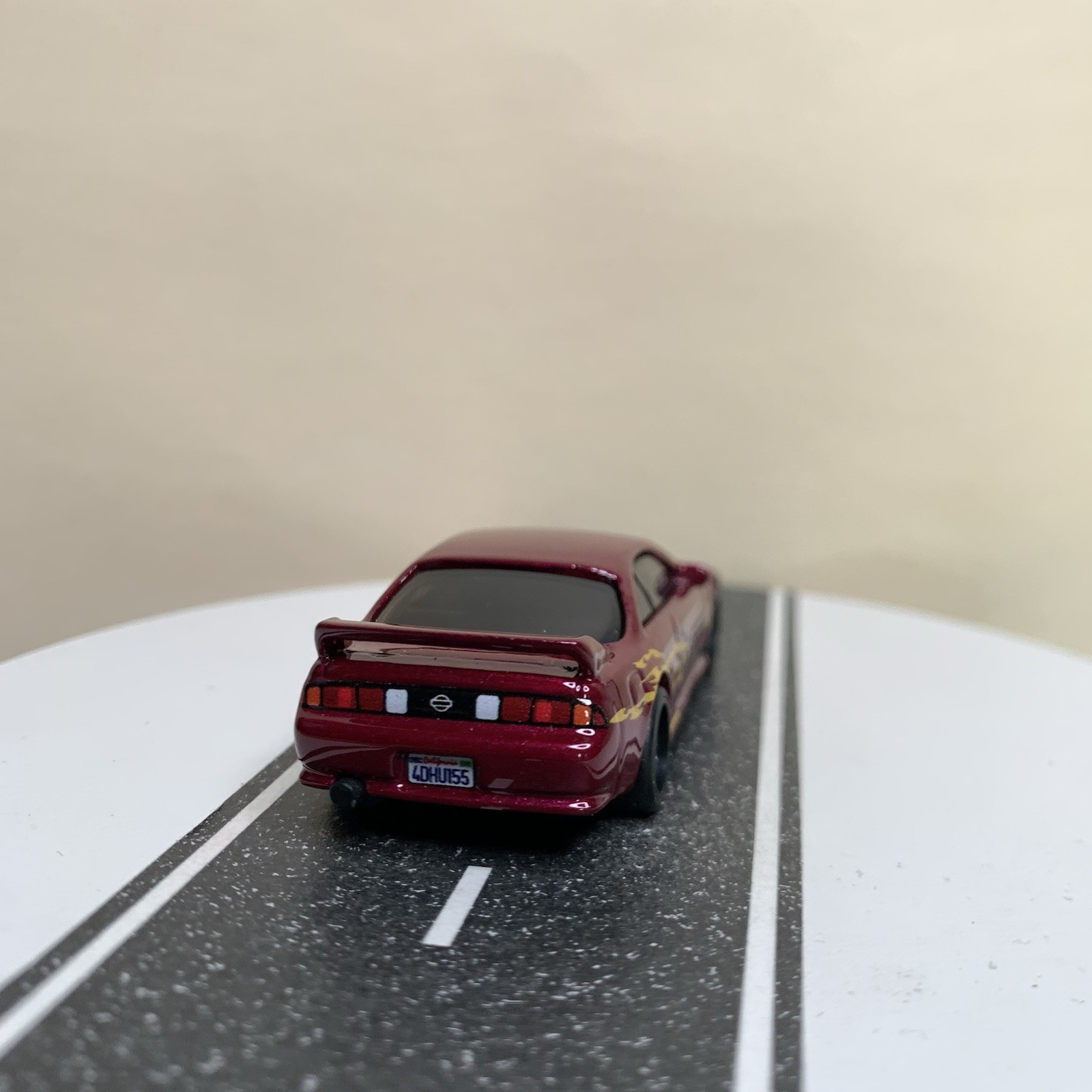 Hot Wheels Premium Fast & Furious Nissan 240SX Silvia S14 Dark Red w/RR 1:64 NM