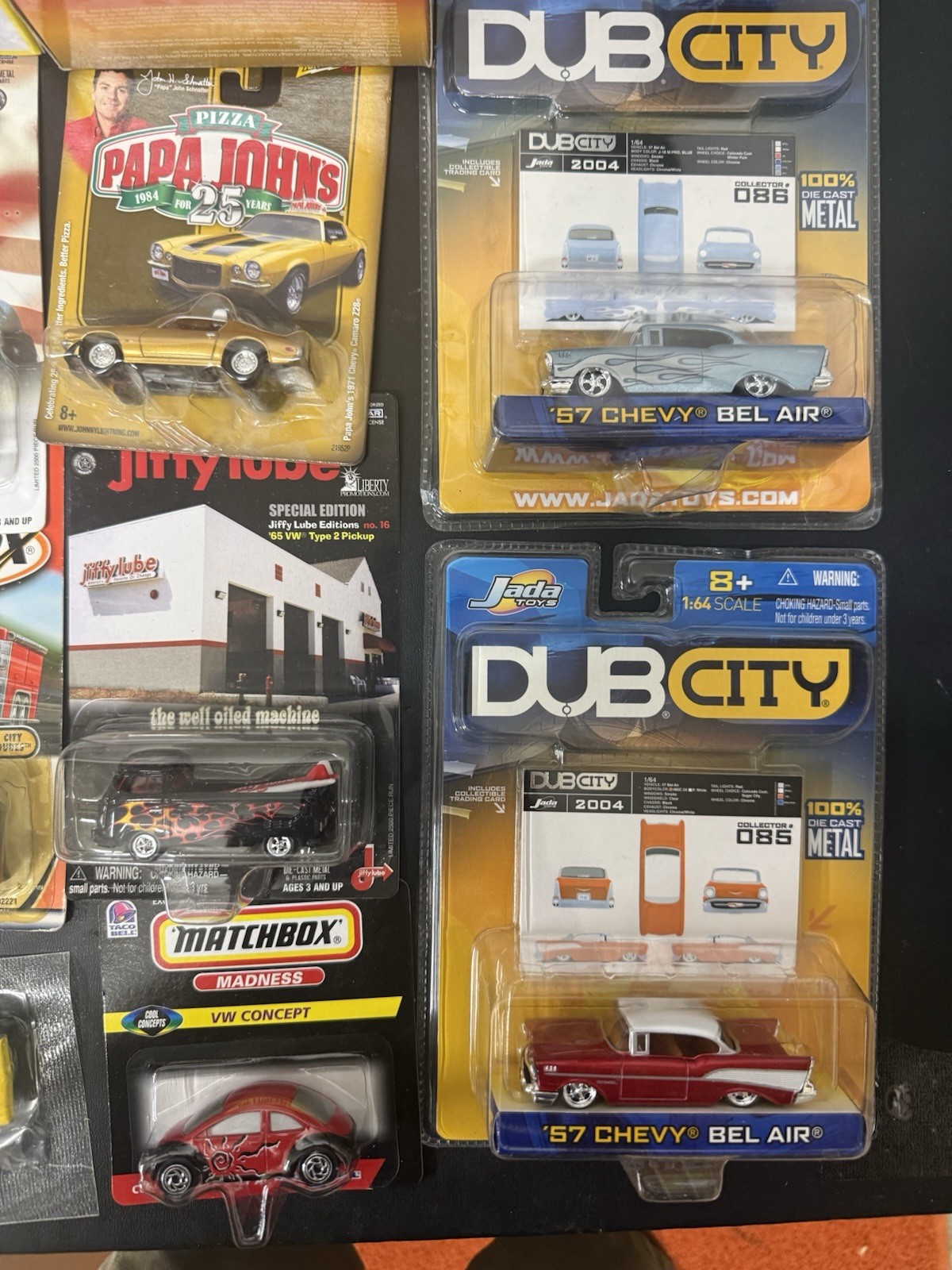 Lot of 13 Assorted Toy Cars Matchbox Dub City Phat Boyz Force Chevy Nomad