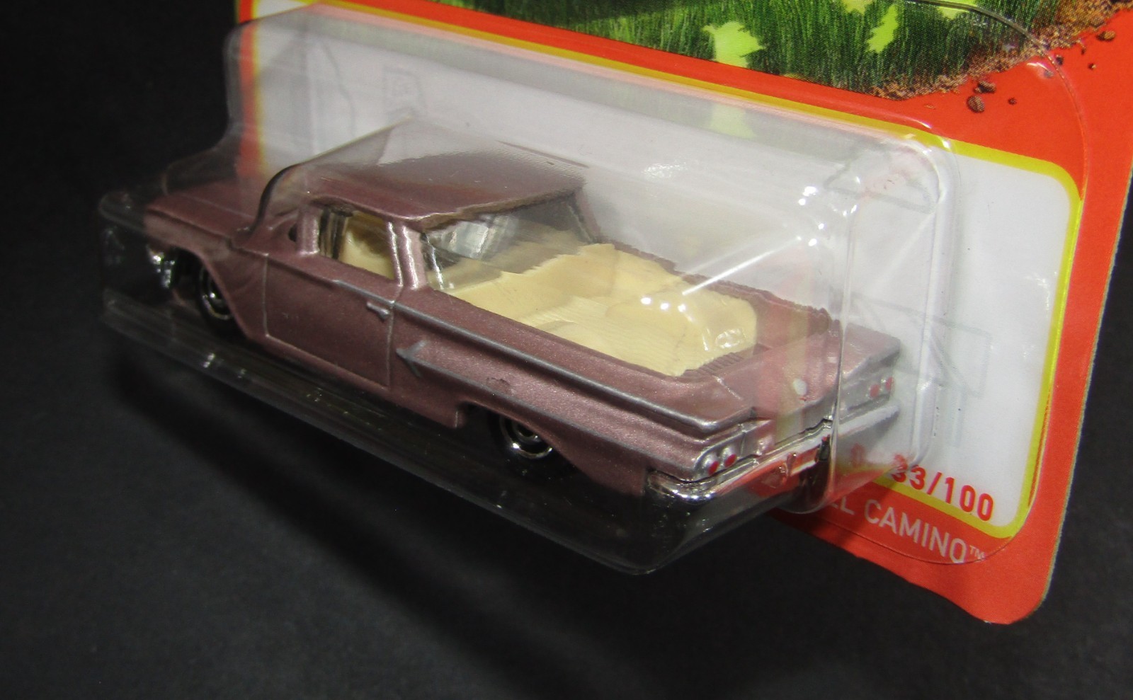 2022 Matchbox Mauve 1960 CHEVY EL CAMINO Card #33 MB18-061126