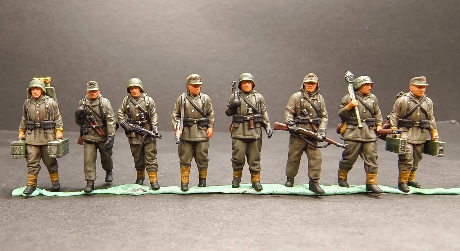 1/72 TANK 1:72 WW2 germany soldiersPatrol team military toy TotalWar diorama