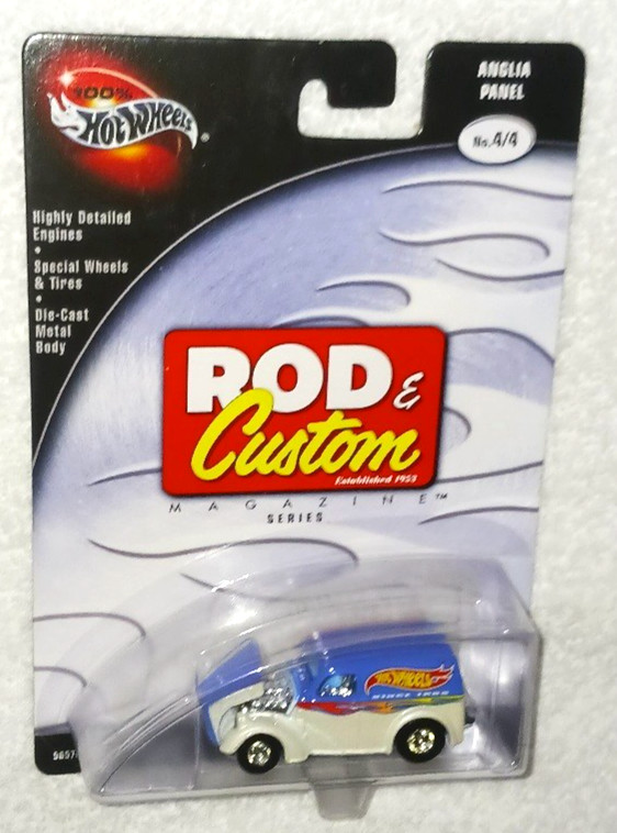 HOT WHEELS ANGLIA PANEL – NEW ROD & CUSTOM MAGAZINE 1/64 HW DIECAST TRUCK