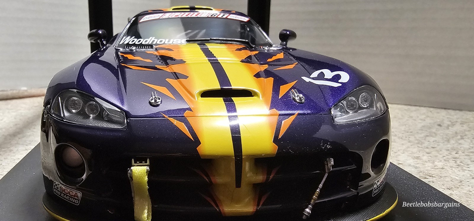AutoArt Bob Woodhouse 1:18 Dodge Viper Comp Coupe #715/6000 With COA