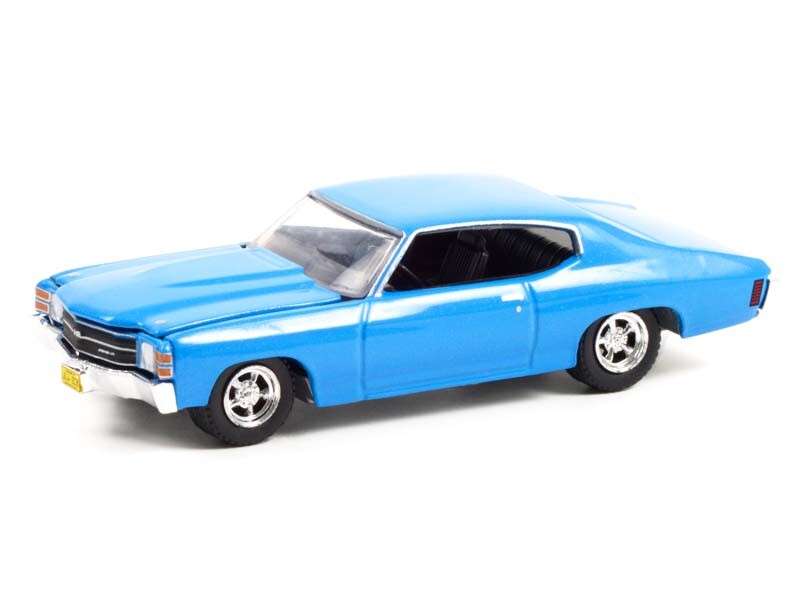 1971 Chevrolet Chevelle SS Blue “The Rookie” 1:64 Model Car – Greenlight 44920F