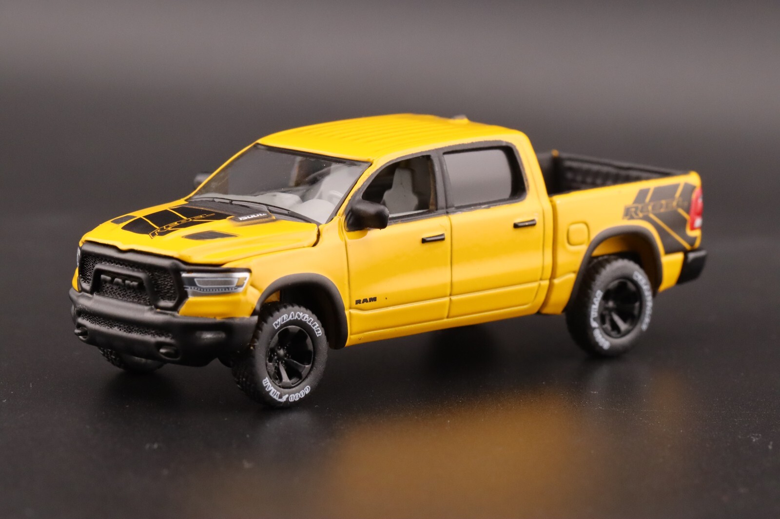Auto World 2023 Dodge Ram Rebel Havoc Edition Baja Yellow AWSP164 A 1/64