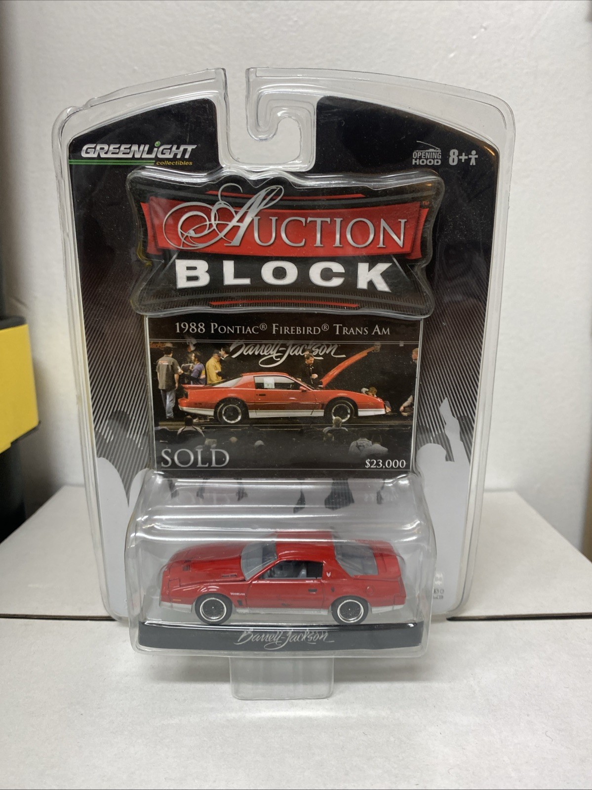 2008 GREENLIGHT AUCTION BLOCK SERIES 6 1988 PONTIAC FIREBIRD TRANS AM