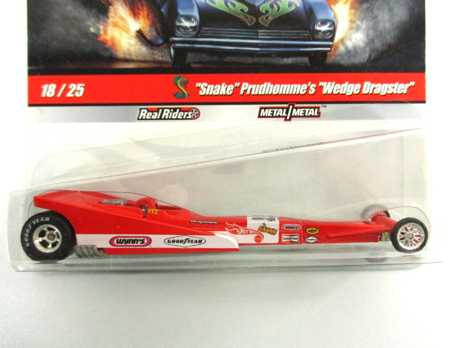 HOT WHEELS – DRAG STRIP DEMONS – DON THE SNAKE PRUDHOMME T/F WEDGE DRAGSTER