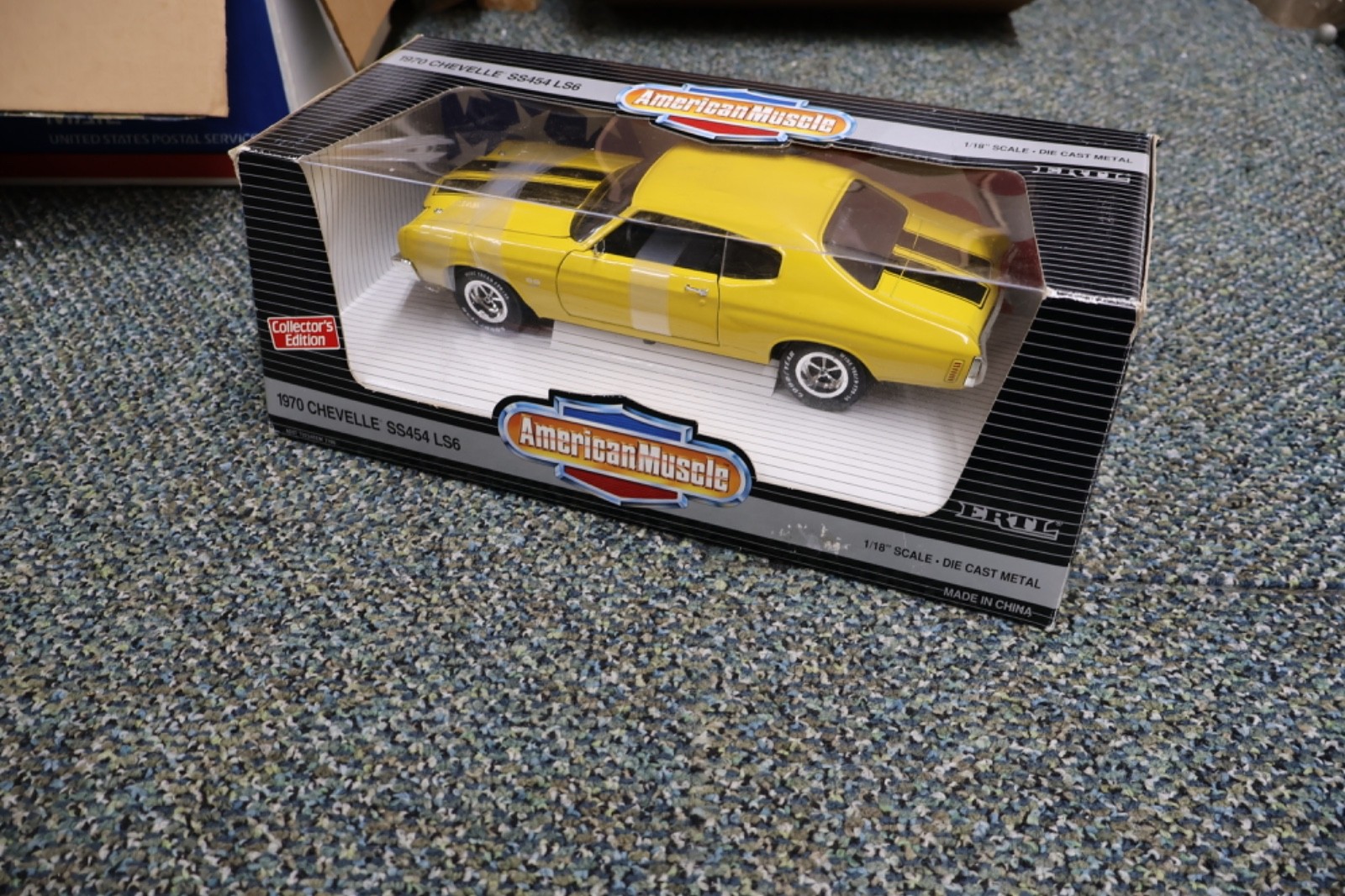 1/18 ERTL American Muscle 1970 Chevy Chevelle SS 454 LS6 in Yellow
