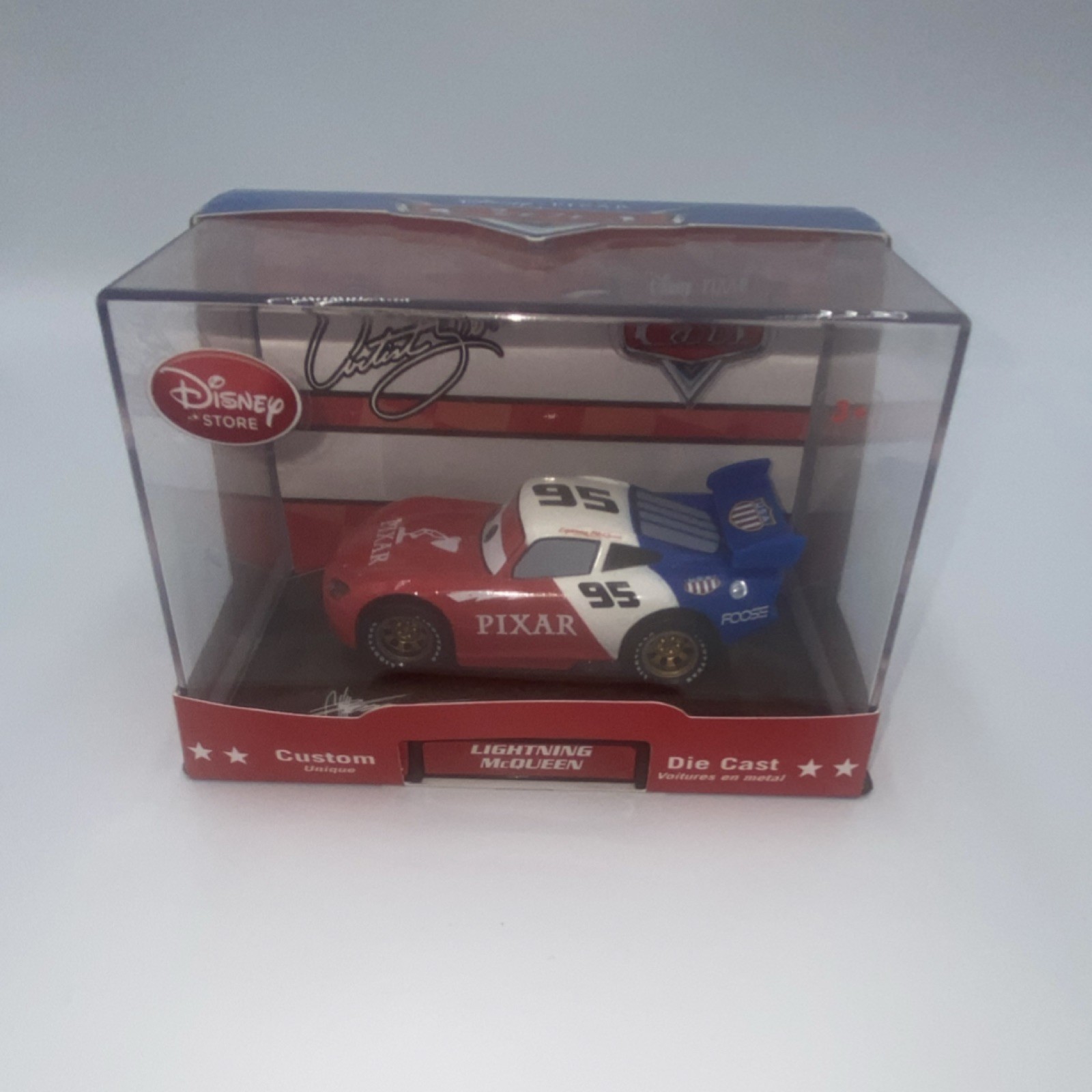 Disney Pixar Cars Foose Artist Series Lightning McQueen Diecast Car Boxed Red