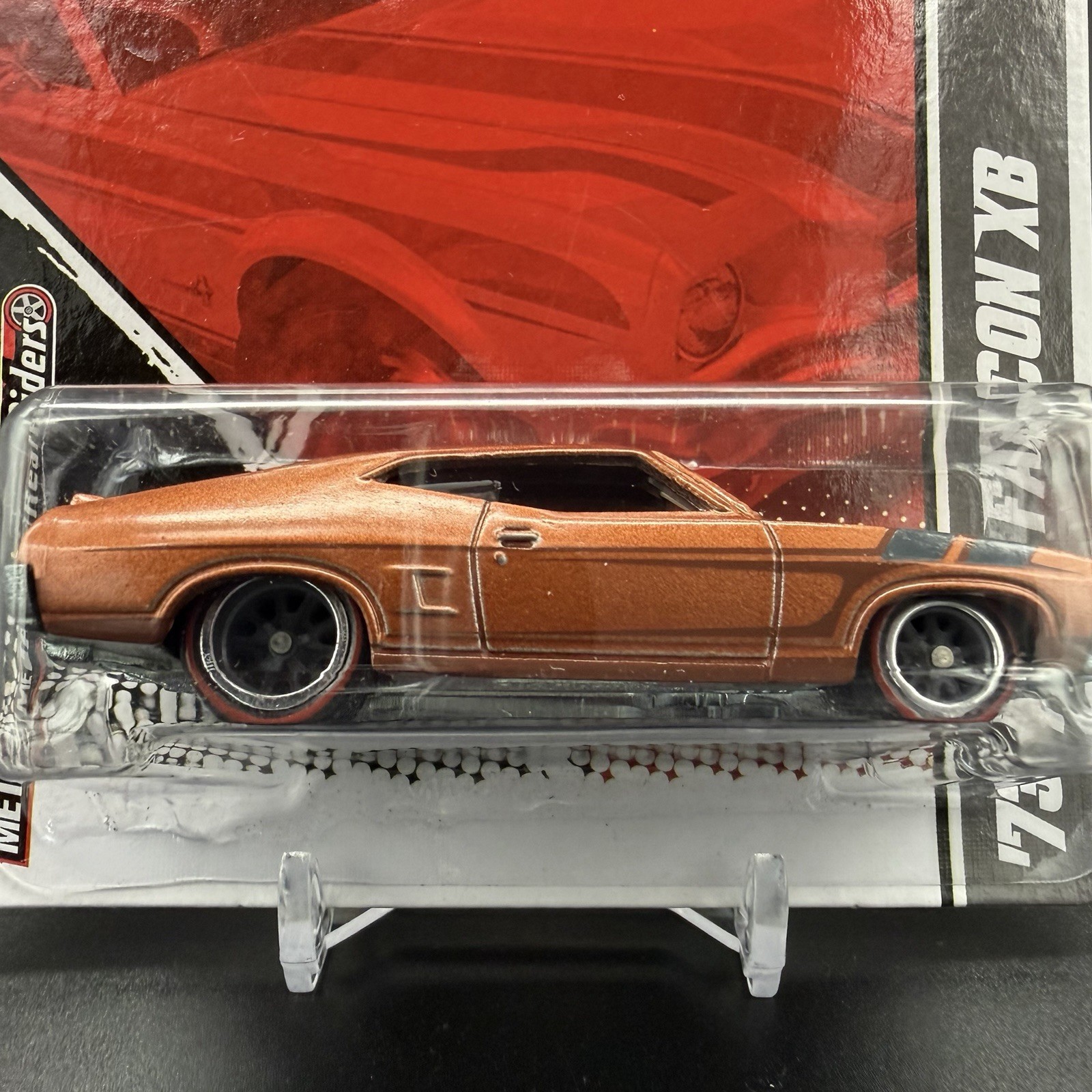 Hot Wheels Garage 73 Ford Falcon XB Orange Copper Real Riders Metal Metal 07/20