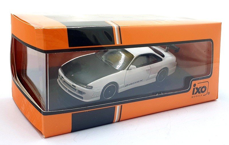 Ixo Models 1/43 Scale CLC552N.22 – 1997 Nissan 240SX (S14) – White/Black
