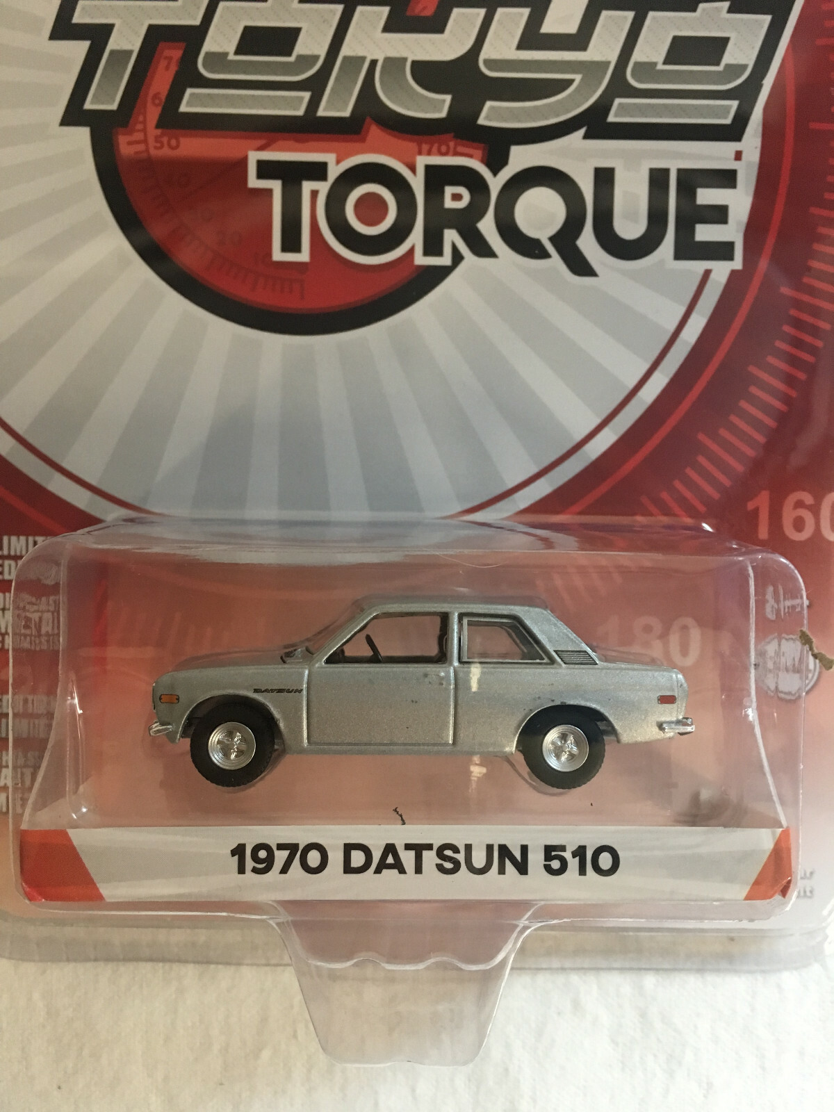 GREENLIGHT Tokyo Torque Series 2 1970 Datsun 510 29900-B Silver 1:64 Free Ship