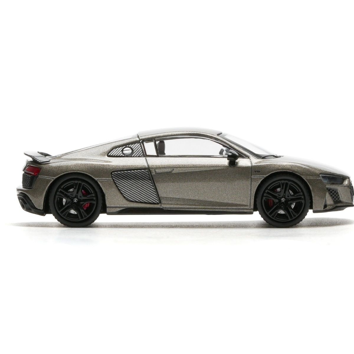 2022 Audi R8 V10 Coupe Performance Gray Diecast Metal Car Model Masdi 1/64
