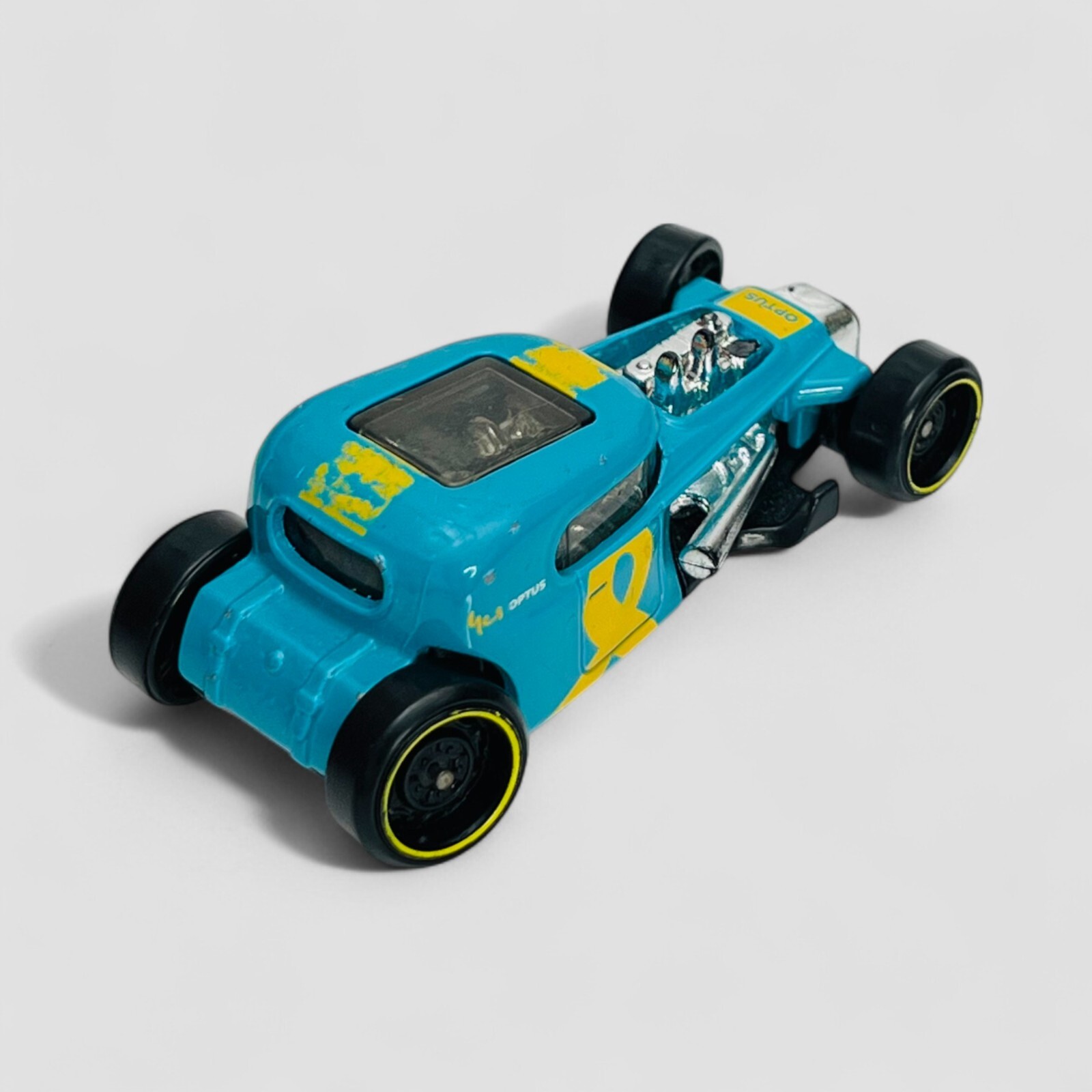 2019 Hot Wheels Yes Optus Mod Rod 1:64 Blue Yellow Diecast Car
