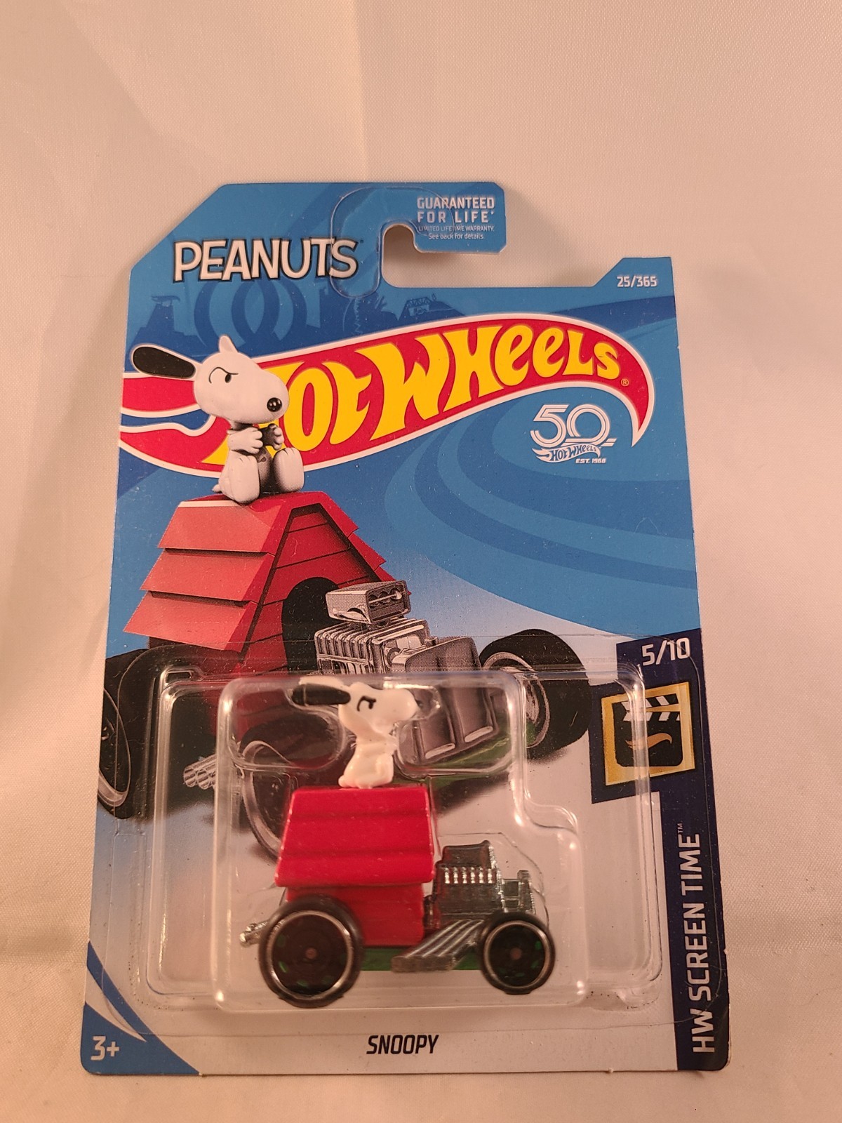 Hot Wheels HW SCREEN TIME 5/10 Peanuts Snoopy 25/365 **50th Anniversary **